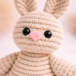 Handmade Macrame Bunny Soft Toy