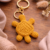 Mustared Turtle Keychain