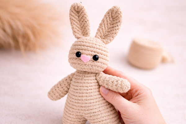 Handmade Macrame Bunny Soft Toy