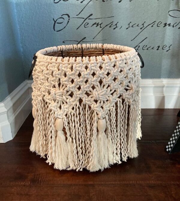 Macrame Light Jar