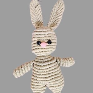 Macrame Toy - Beige Bunny