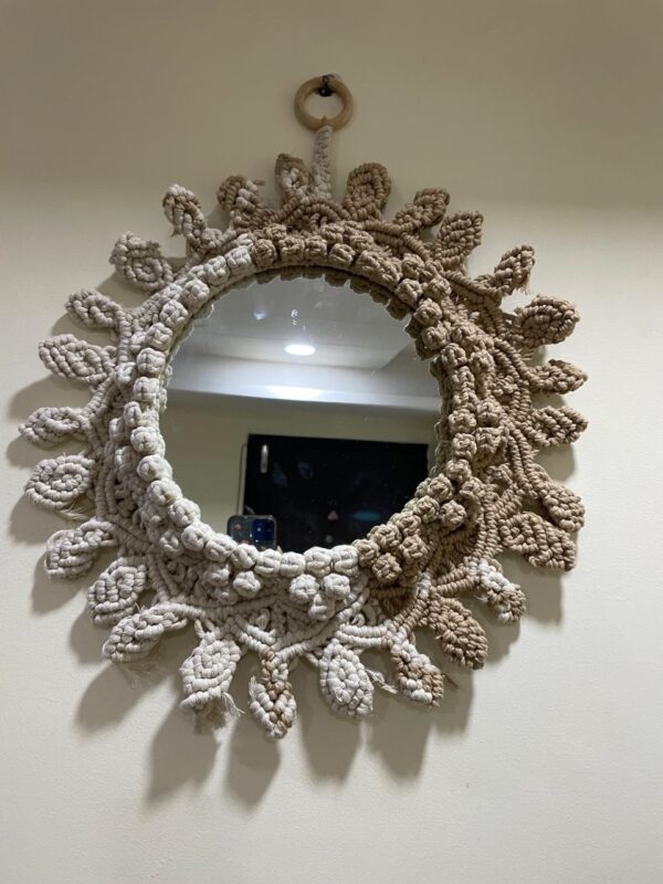 Macrame Wall Mirror