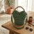 Green Bucket Bag