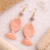 Peech Leaf earrings