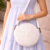 White Round Bag