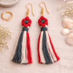 lightweight boho tassel earrings