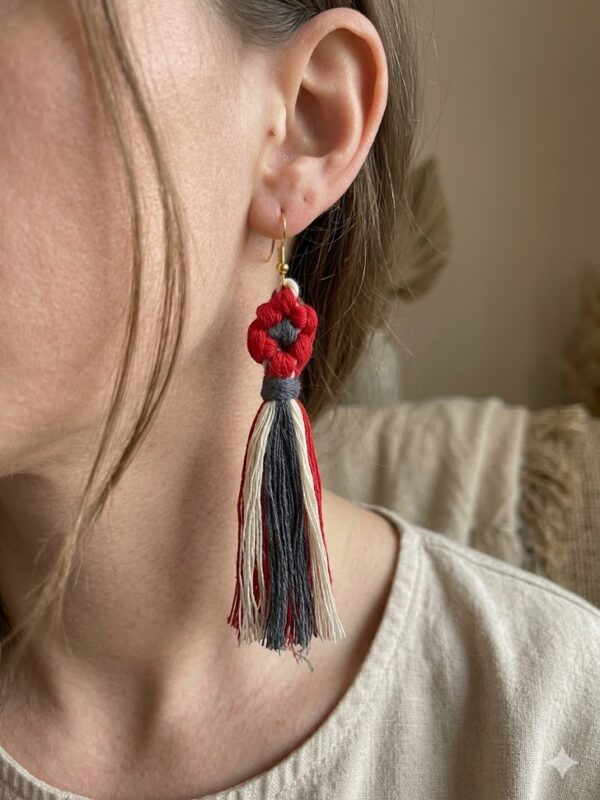 lightweight boho tassel earrings