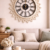 White Boho Wall Clock