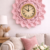 Pink 3D Wall Clock