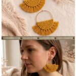 Macrame tassel earrings with gold hoop 💡 Pro SEO Tip for your 4 colors Upload separate images for each color and use alt text like: Red macrame fringe hoop earrings handmade Navy blue macrame hoop tassel earrings Off white macrame fringe hoop earrings Mustard macrame tassel hoop earrings This helps your product rank for more search keywords in Google Images. If you want, I can also give you: ✅ 10 SEO titles that Rank Math scores 95-100 ✅ Pinterest SEO title + description (huge traffic source) ✅ 50 high-traffic keywords for macrame jewelry ✅ Product schema markup for Rank Math These will help your handmade jewelry website rank much faster.