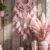 Pink Long Feather Dream Catcher