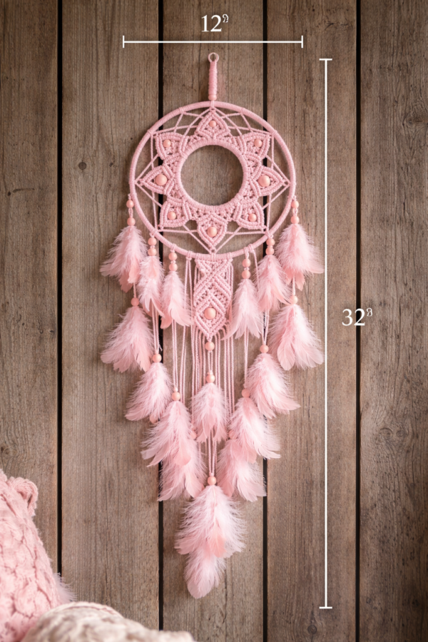 Beige pink dream catcher lifestyle setup 🔹 Product Tags dream catcher, macrame dreamcatcher, boho wall decor, feather dream catcher, beige decor, pink decor, nursery wall decor, handmade wall hanging 🔹 URL Slug /beige-pink-macrame-dream-catcher-wall-hanging 🔹 Internal Linking (Example) Pair with: Macrame Wall Hangings Collection Explore: Nursery Boho Decor 🔹 External Links (With Anchor Text) 👉 Pinterest – Beige Pink Boho Dream Catcher Ideas https://www.pinterest.com/search/pins/?q=beige%20pink%20dream%20catcher 👉 Etsy – Handmade Feather Dream Catcher Inspiration https://www.etsy.com/search?q=feather+dream+catcher 👉 Houzz – Boho Bedroom Decor Ideas https://www.houzz.com/photos/query/boho-bedroom-decor 🔹 FAQs (SEO Boost) ❓ What is special about this dream catcher? This dream catcher combines macrame weaving, soft feathers, and dual-tone beige & pink colors, making it both decorative and meaningful. ❓ Is it suitable for nursery decor? Yes, the soft pink tones make it perfect for nursery or kids’ room decor. ❓ Are the feathers natural? Yes, it features lightweight decorative feathers for a soft boho look. ❓ Is each piece unique? Yes, since it is handmade, slight variations make every piece one of a kind. If you want next-level results, I can also: Create Etsy title (140 char optimized) Give Pinterest viral keywords + pin titles Write high-converting product description for ads Just tell me 👍