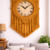Mustared Wall Hanging Clock