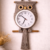 Stone Owl Wall Clock