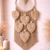 Beige Leaf Dream Catcher