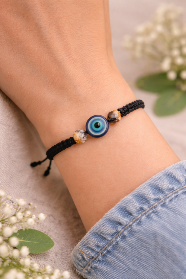 Evil eye bracelet and anklet dual use adjustable handmade black thread jewelry for women ❓ FAQs Q1. Can this be worn as both bracelet and anklet? Yes, it is designed for dual use with an adjustable fit. Q2. Is it suitable for daily wear? Absolutely! It’s lightweight, comfortable, and durable. Q3. Does it fit all sizes? Yes, the adjustable knot ensures a perfect fit. Q4. What does the evil eye symbolize? It is believed to protect against negative energy and bring positivity. 📢 CTA (Call To Action) ✨ Protect your vibe in style — Shop Now & Elevate Your Everyday Look! If you want, I can also: Create Amazon / Flipkart listing version Design Instagram ad captions + hashtags Generate product mockups or lifestyle images meta tittle slug external link Here are the SEO essentials for your product 👇 🔹 Meta Title (SEO Optimized) Evil Eye Bracelet & Anklet | Adjustable Handmade Protection Jewelry for Women 👉 (60–65 characters, Google-friendly) 🔗 URL Slug (SEO Friendly) evil-eye-bracelet-anklet-dual-use 👉 Keep it short, keyword-rich, and lowercase 🌍 External Links (High Authority – SEO Boost) Use these as outbound links on your product page (helps SEO credibility): https://en.wikipedia.org/wiki/Evil_eye 👉 (Explain meaning & symbolism of evil eye) https://www.healthline.com/health/mental-health/protecting-your-energy 👉 (Context: energy protection & positivity) https://www.etsy.com/in-en/market/evil_eye_bracelet 👉 (Market reference / trend validation) 💡 Pro Tips (Important for Ranking) Add 1 external link in description (not too many) Open links in new tab (target="_blank") Use nofollow tag for marketplace links (like Etsy) Keep keyword “evil eye bracelet anklet” in title + description If you want next level SEO, I can also give: 🔥 Schema markup (for Google rich results) 📈 Shopify / WooCommerce SEO setup 🛍️ Conversion-optimized product description (high sales version) short description ✨ Short Product Description (SEO Friendly) Add style and protection to your everyday look with this Evil Eye Bracelet & Anklet. Designed for dual use, this adjustable handmade piece offers a comfortable fit and a trendy boho vibe. The evil eye charm symbolizes protection from negative energy, making it both meaningful and stylish—perfect for daily wear or gifting. 🧿