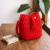 Red Bucket Bag