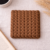 Brown Square Coaster